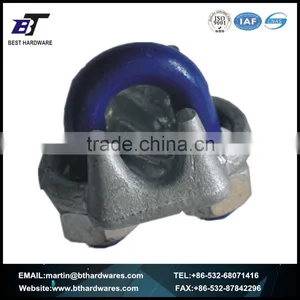 TRADE ASSURANCE MANUFACTURER US TYPE FORGED HEAVY DUTY WIRE ROPE CLIP thumbnail-1