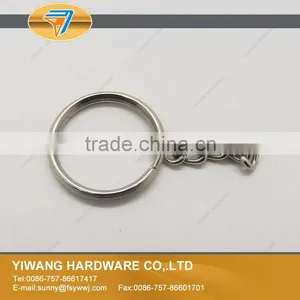 High Quality Metal Split Keyrings With 5 Link Chains and Small Jump Ring thumbnail-5