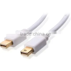 Mini DisplayPort Male to Male Cable in White 10 ft thumbnail-1