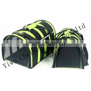 Pink Air Conditioned Pet Carrier for Summer Season Stripe thumbnail-2