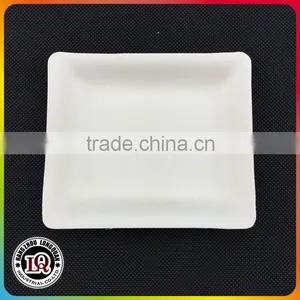 Biodegradable Bagasse Pulp Dessert Tray thumbnail-1