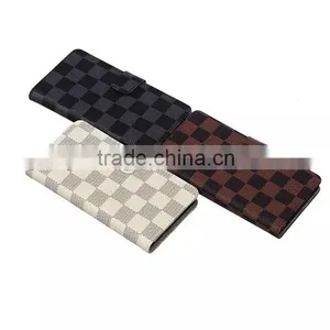 Grid Wallet PU Leather For Sony Xperia Z4 Case Cover thumbnail-2