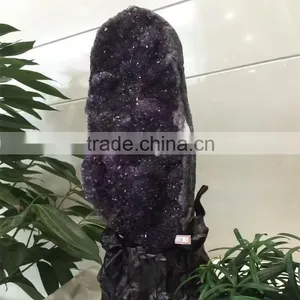 Natural Brazil Amethyst Crystals Stone Ornaments For Sale thumbnail-1