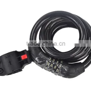 Hot Selling Good Quality Anti-theft Bicycle Spiral Lock thumbnail-2