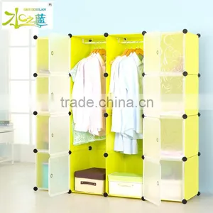 Wholesale Folding Modern Bedroom Plastic Wardrobe Box thumbnail-3