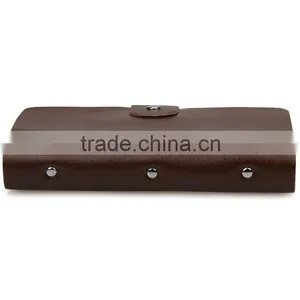 Business Fashion Waterproof Stud Closure Card Leather Book OEM Order Welcome thumbnail-5