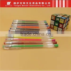 10 Pcs Colored Silica Rainbow Gel Pen Set Tattoo Pen Pen Set thumbnail-1