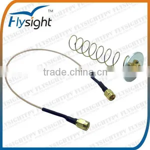 Fpv Wireless Video Transmitter Receiver av TX RX 12dBi Helical 5.8Ghz Antenna With 35cm Cable thumbnail-1