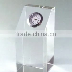 Top Selling Crystal Clock Souvenir For Desk Decoration thumbnail-1