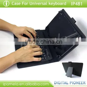 China Top Ten Selling Products Universal Leather Keyboard Case for 9-10.1 Inch Tablet thumbnail-1