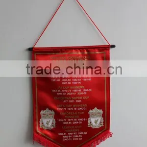 Satin Polyester Pennant Flag for Football Club thumbnail-1