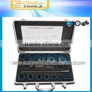 17PCS HSS Bimetal Hole Saw Set thumbnail-1