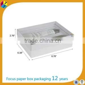 Cardboard Packaging With Pvc Window Cosmetic Paper Box thumbnail-2