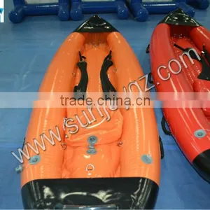 Hot Sale Inflatable Sailing Boat Dugout Canoe Rental River Narrow Boat Sunjoy Inflatables thumbnail-1