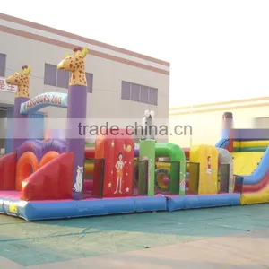 Commercial Outdoor Inflatable Bouncer /inflatable Slide Bouncer /giant Inflatable Obstacle Bouncer thumbnail-1