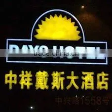 Acrylic Sureface LED Channel Letter Sign-Surface and Side Illuminated, Water Proof LED Lit Logo thumbnail-1
