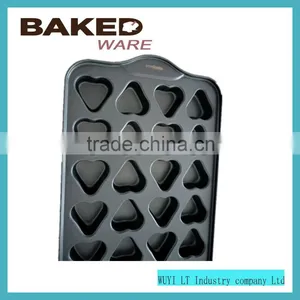 Carbon Steel 24 Cups Non-stick Muffin Cake Mold Baking Pan With Handle thumbnail-4