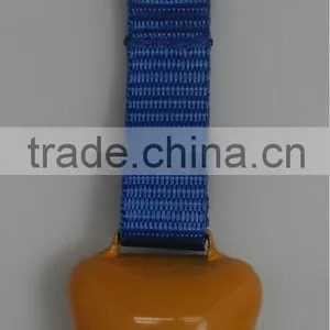 1.5inch Handing Cow Bell A4-C028 in Colorful Painted With Leather Strap and Keyring as Noice Maker (E169 ) thumbnail-1