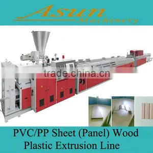PVC/PP Sheet (Panel) Wood Plastic Extrusion Line thumbnail-1