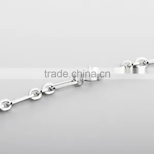 925 Sterling Silver Stone Chain Necklace Jewellery SNP029W thumbnail-4