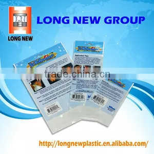 CMYK Printing BOPP Header Self Adhensive Seal Bag With Hanging Hole & Sealing Tape thumbnail-4