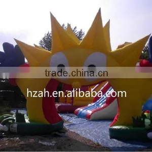Inflatable Smiling Sun and Flower Arch for Festival Decoration thumbnail-2