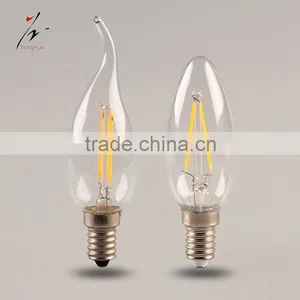 E14 Led 110V/220V Dimmable/Non-dimmable C35 2W 4W Led Filament Bulb Edison Led Candle Light thumbnail-1