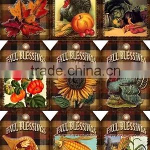 HALLOWEEN LABEL - VINTAGE LOOK - PAPER CRAFT CARD TAG thumbnail-2
