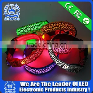 2016 Hot Selling Christmas Led Pet Collar With Leopard thumbnail-1