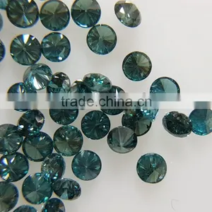 Natural Loose Blue Diamond Lot 1-1.2mm Brilliant Cut Round Fancy Color thumbnail-2