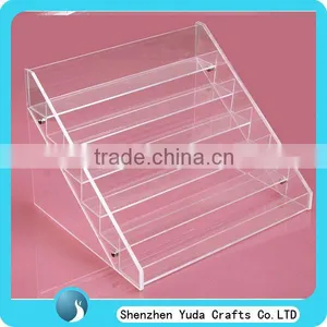 6 Tier Customize Acrylic Nailpolish Holder, Plexiglass Disassemble Display Stand for Nail Polish thumbnail-1