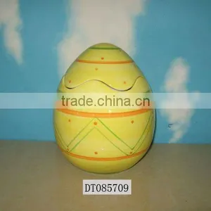 New Hand-painted Ceramic Egg thumbnail-1