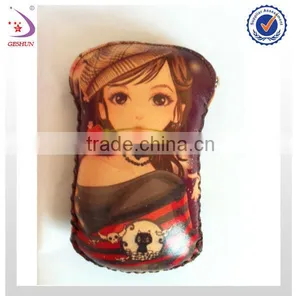 Handmade Beautiful Girl Leather Squeeze Coin Purse for Russia thumbnail-1