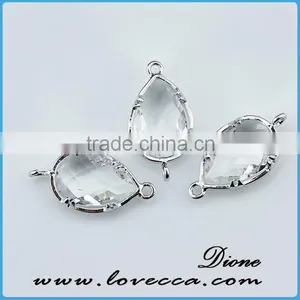 Glorious Fashion Green Single Stone Teardrop Pendant Necklace thumbnail-3