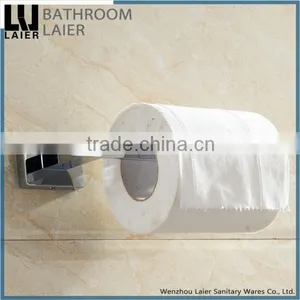 Simple Multi-Purpose Zinc Alloy Chrome Finishing Bathroom Sanitary Items Wall Mounted Toilet Paper Holder thumbnail-1