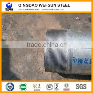 Chinese Factory Producer Galvanized Steel Pipe With Serrated on Both Sides thumbnail-2