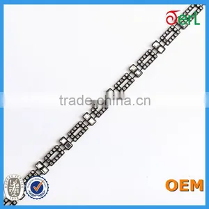 Stick on Type Plastic Diamante Strip Plastic Crystal Strip Glass Trimming 10 Yards/Packet thumbnail-1