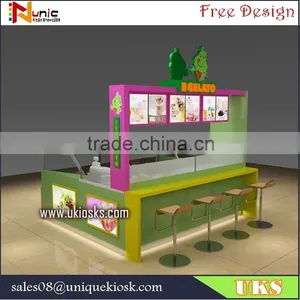 Factory Directly Cheap Frozen Yogurt Kiosk With High Quality for Sale. thumbnail-1
