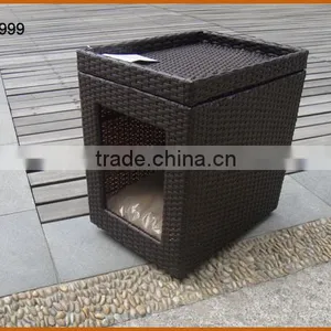 Simple Style Cat Daybed House Rattan Pet Furniture thumbnail-1