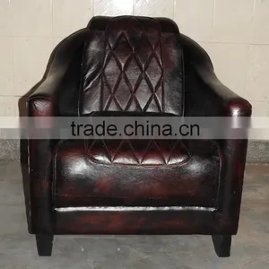Union Jack Leather Chair,dining Leather Chairs,antique Dining Leather Chairs thumbnail-3