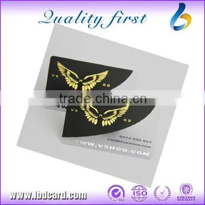 CR80 CMYK Printing Frosted / Clear Transparent PVC Plastic Business Card thumbnail-2
