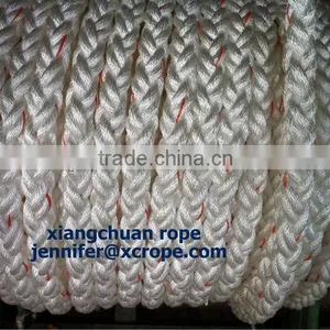 Polyester Rope /8 Strands With Orange Labor Line Diameter 4mm-150mm thumbnail-1