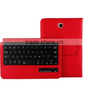 Litchi Pattern All-in-one Bluetooth Keyboard for Samsung TABA 8.0inch T350/T351-SA1035 thumbnail-6