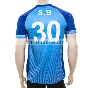 Micro-mesh Sublimation Football Jersey/custom Sublimation Sublimated Football Jersey/kids Soccer Uniforms Cheap thumbnail-3