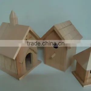 CX-YG Handmade Decorative Wooden Bird House thumbnail-1