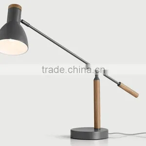 Adjustable Angle Table Lamp Metal With Powder Coating Finished Bedside Table Lamp Bedroom Study Room Table Lamp thumbnail-3
