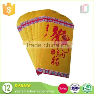 2016 Chinese New Design Hot Stamping Custom Handmade Luck Red Pockets for Wedding thumbnail-4