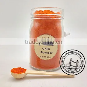 250ML 8.5OZ Glass Jar With Long Woodern Spoon For Salt Spices Seasoning Mixes thumbnail-5