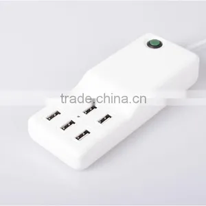 Phone Accessory 6 Ports USB Smart Multi-port Travel Charger thumbnail-5