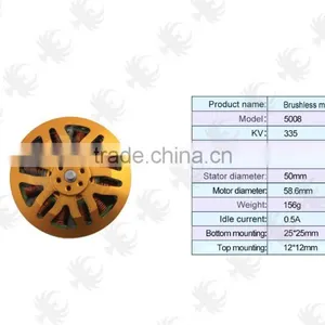 5008 335KV 6.9Kg Efficiency Brushless Motor for Big Multicopter Hexacopter Octacopter thumbnail-1